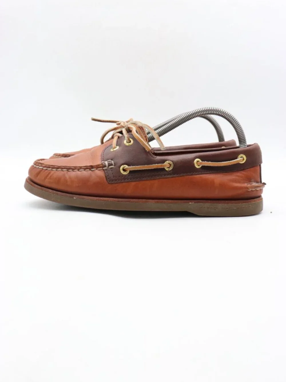 Sperry Top Sider Original 2 Eye Boat Men's Size 9 M Loafer Brown Moccasin